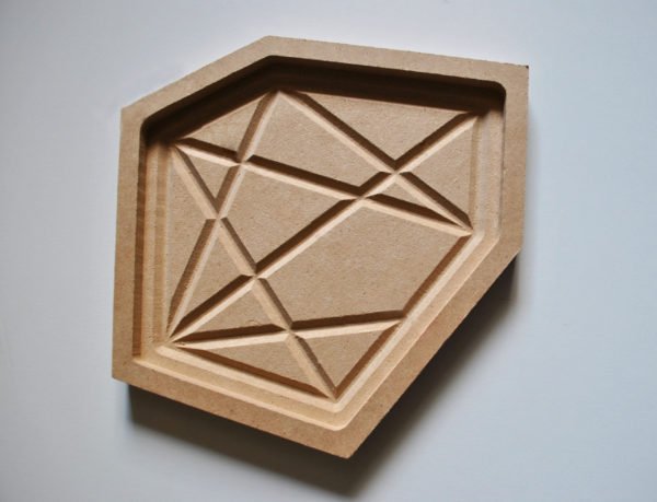 Decorative concrete tile